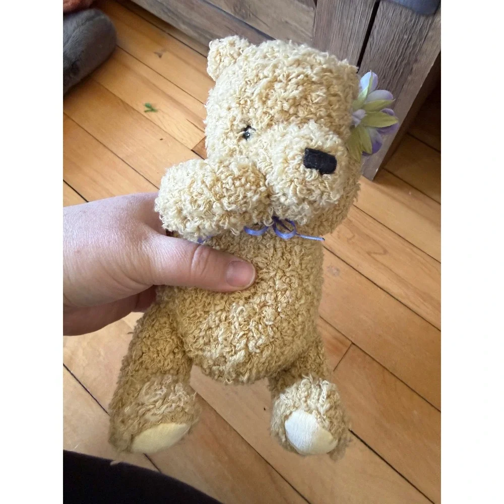 Gund Disney Classic Pooh Bear Golden Curly Plush Purple Bouquet‎ 8